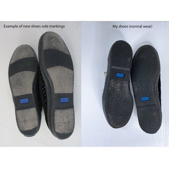 Keds x Taylor Swift ♥ 034 Black Velvet Silver Polka Dot Lace Sneakers Women Sz 7 - Picture 12 of 12